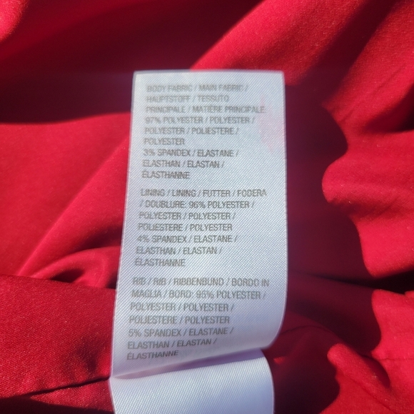 Susan Graver Womens Floral Liquid Knit Jacket Size L Black Red Full Zip Pockets - Picture 11 of 11